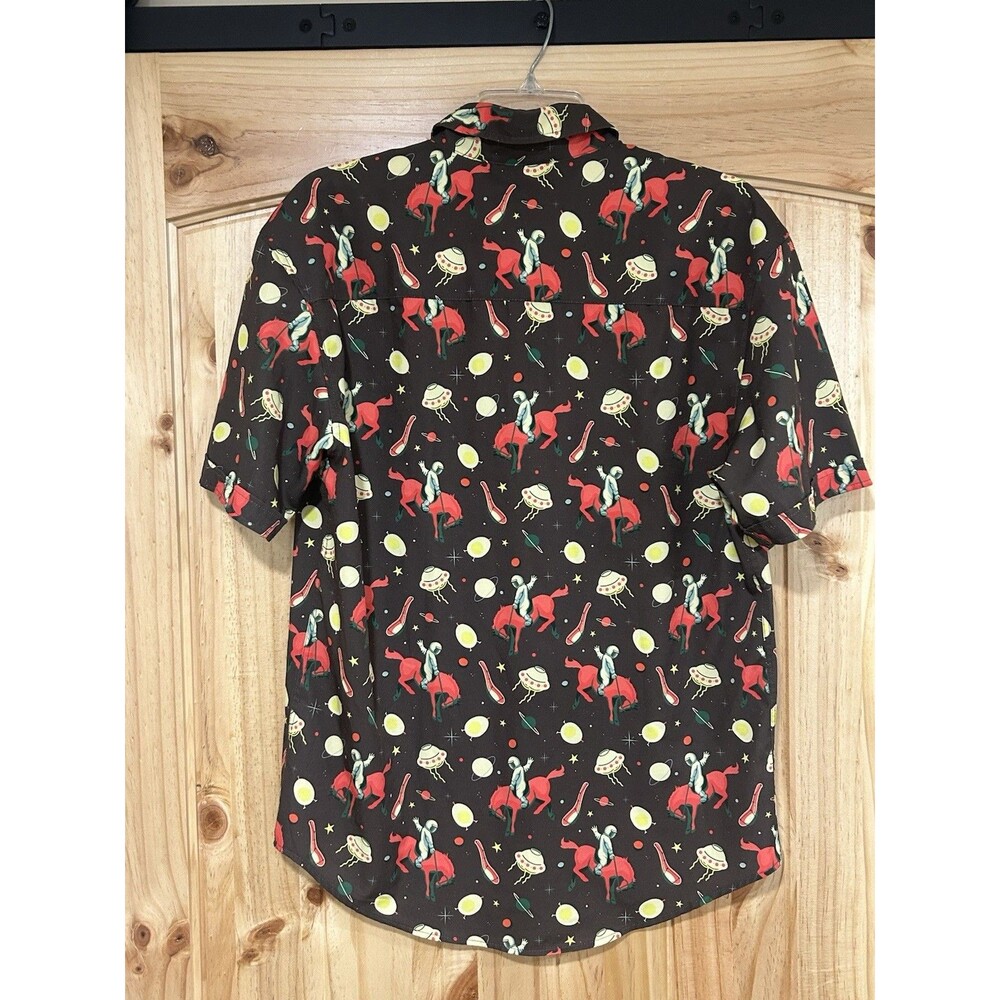 RSVLTS Justin Warner Spa R Cowboy Rodeo Roper Short Sleeve Shirt Size Medium - Picture 5 of 7